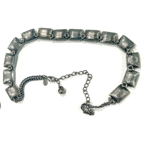 Lia Sophia Versailles Navy Blue Rhinestone Necklace - Picture 4 of 4